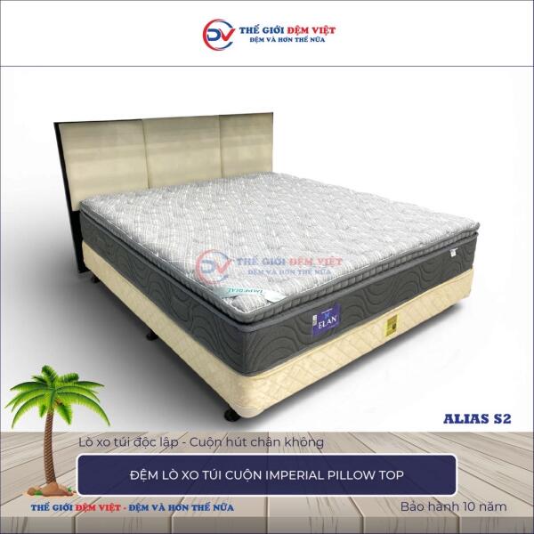 Đệm lò xo túi cuộn Elan IMPERIAL PILLOW TOP 4-1